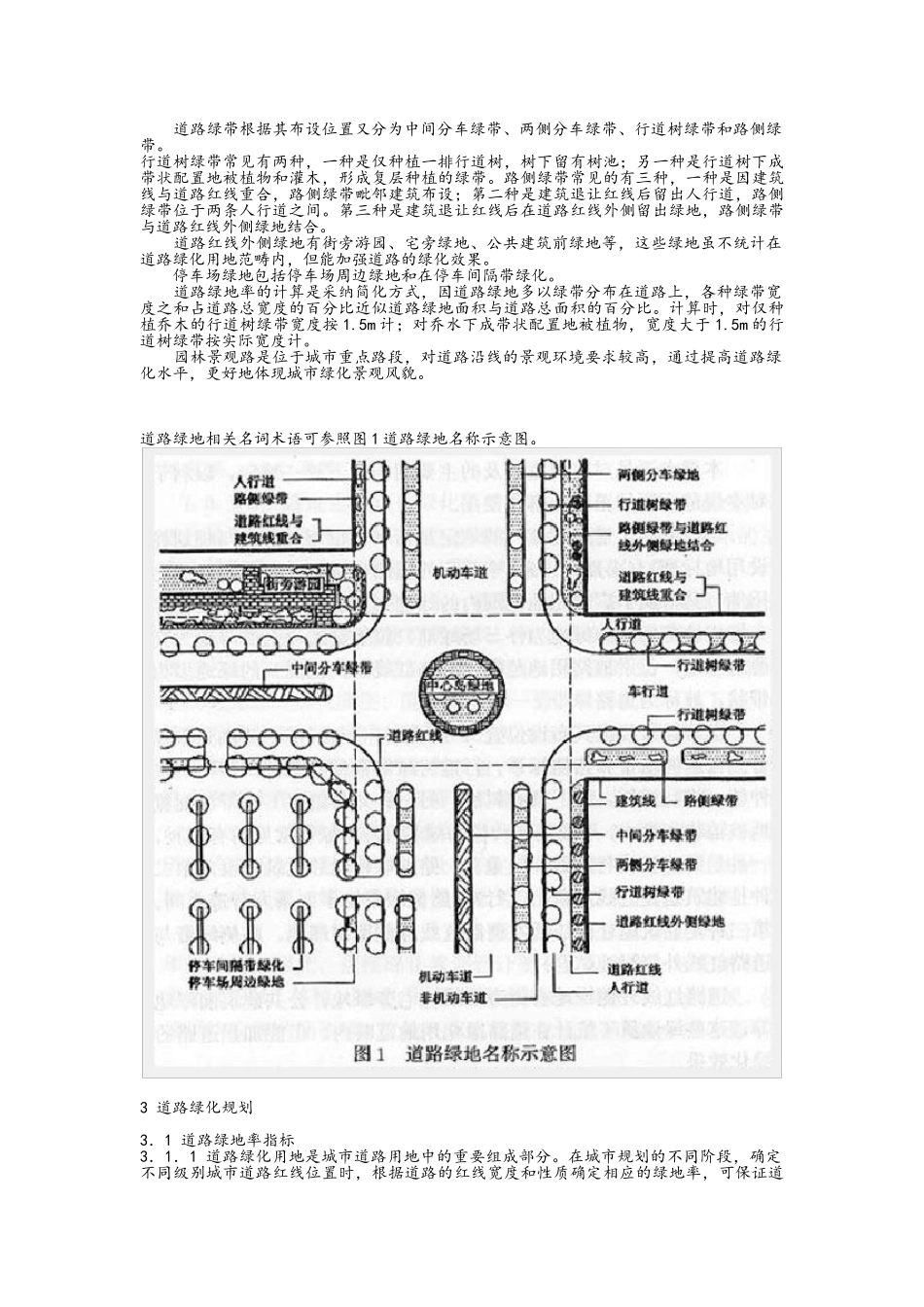 城市道路绿化规划与设计规范_第2页