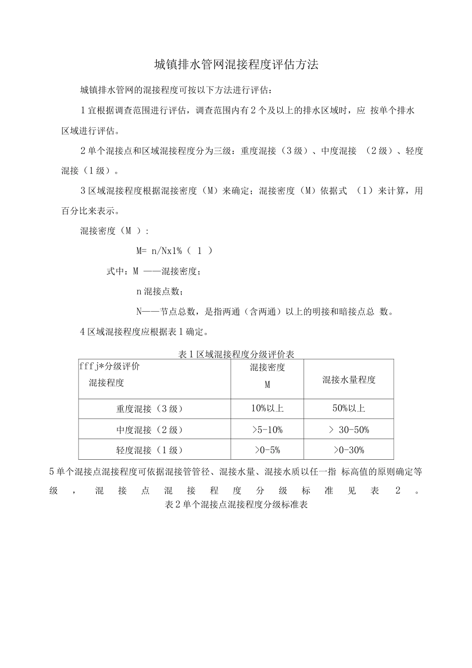 城镇排水管网混接程度评估方法_第1页