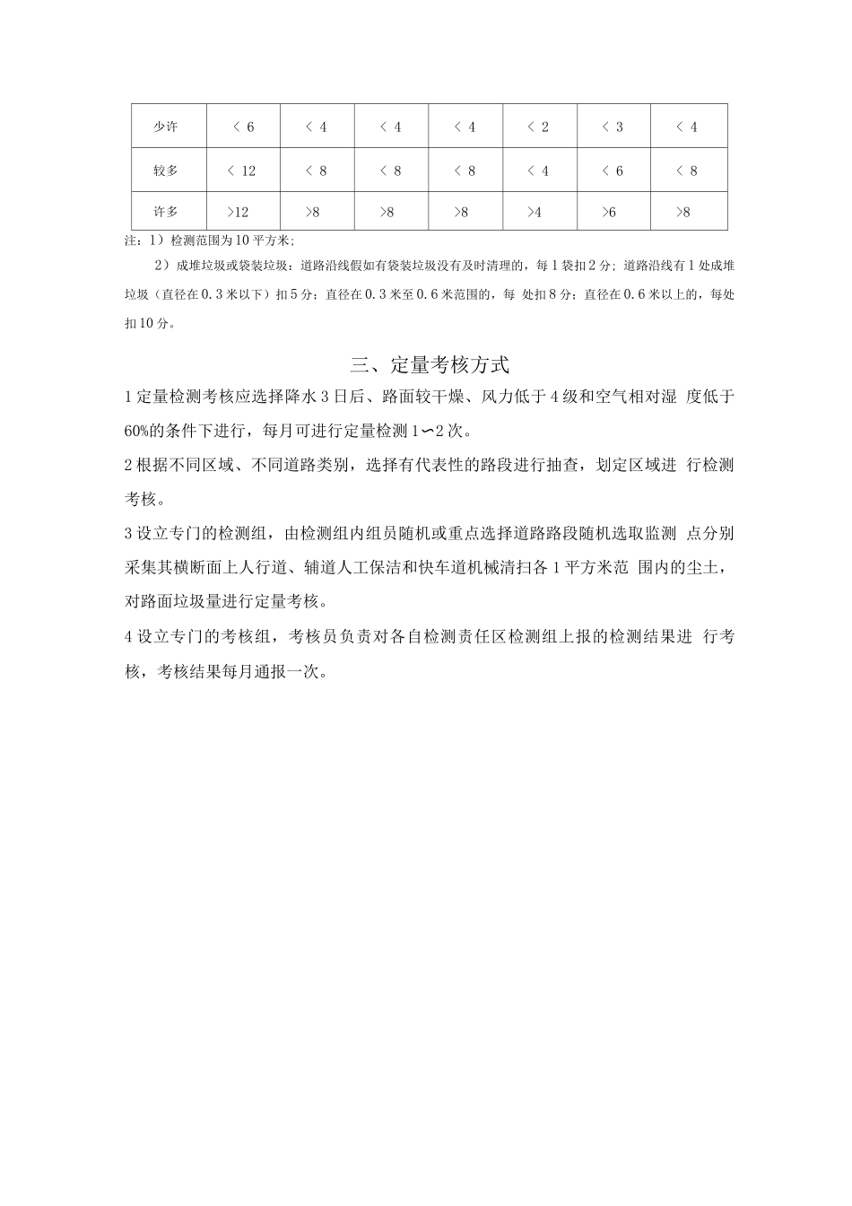 城镇道路清扫保洁质量评价办法_第3页