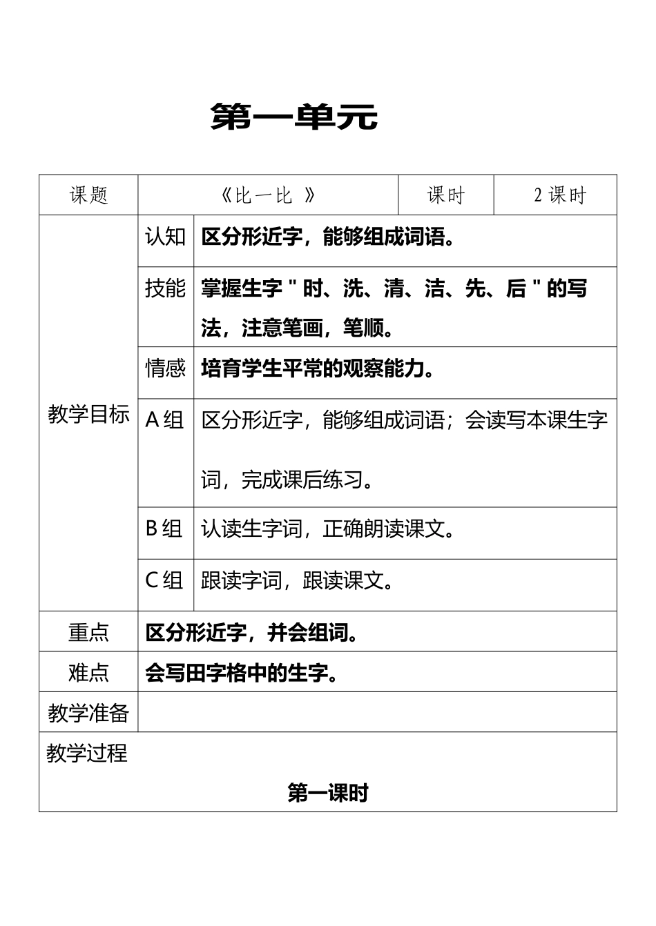 培智实用语文第五册教案_第2页