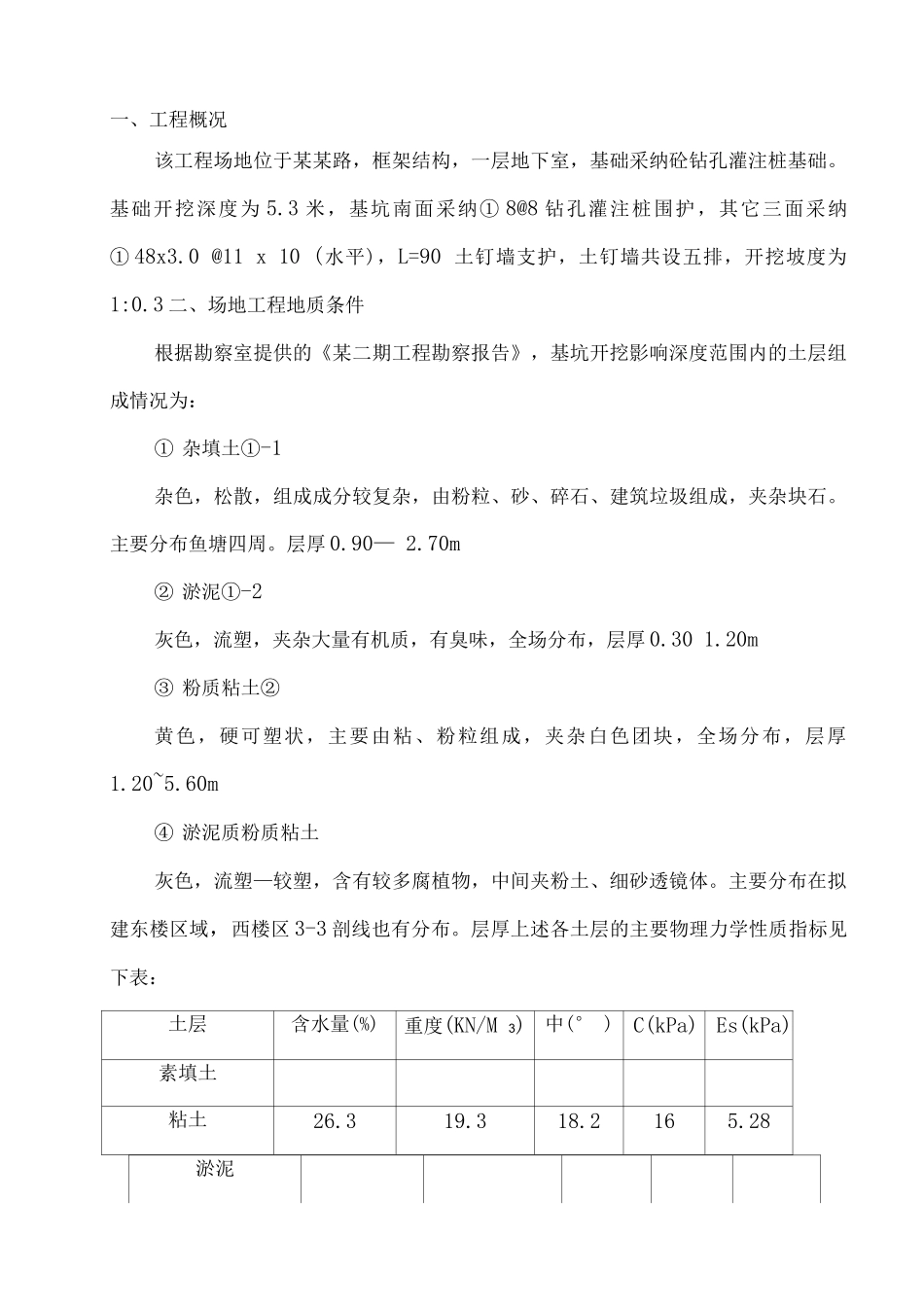 基坑土钉墙支护施工方案_第2页