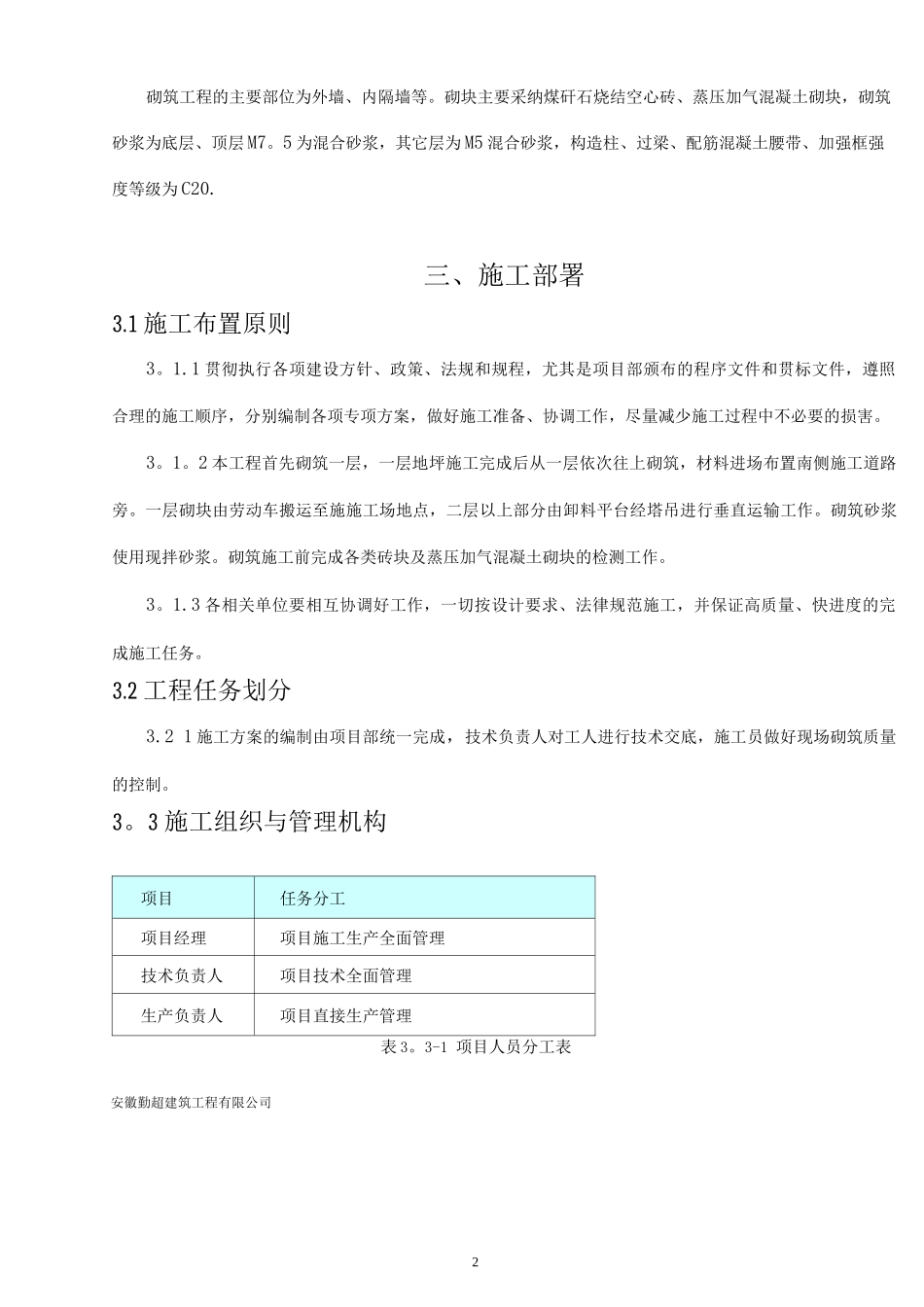 墙体砌筑专项施工方案_第3页