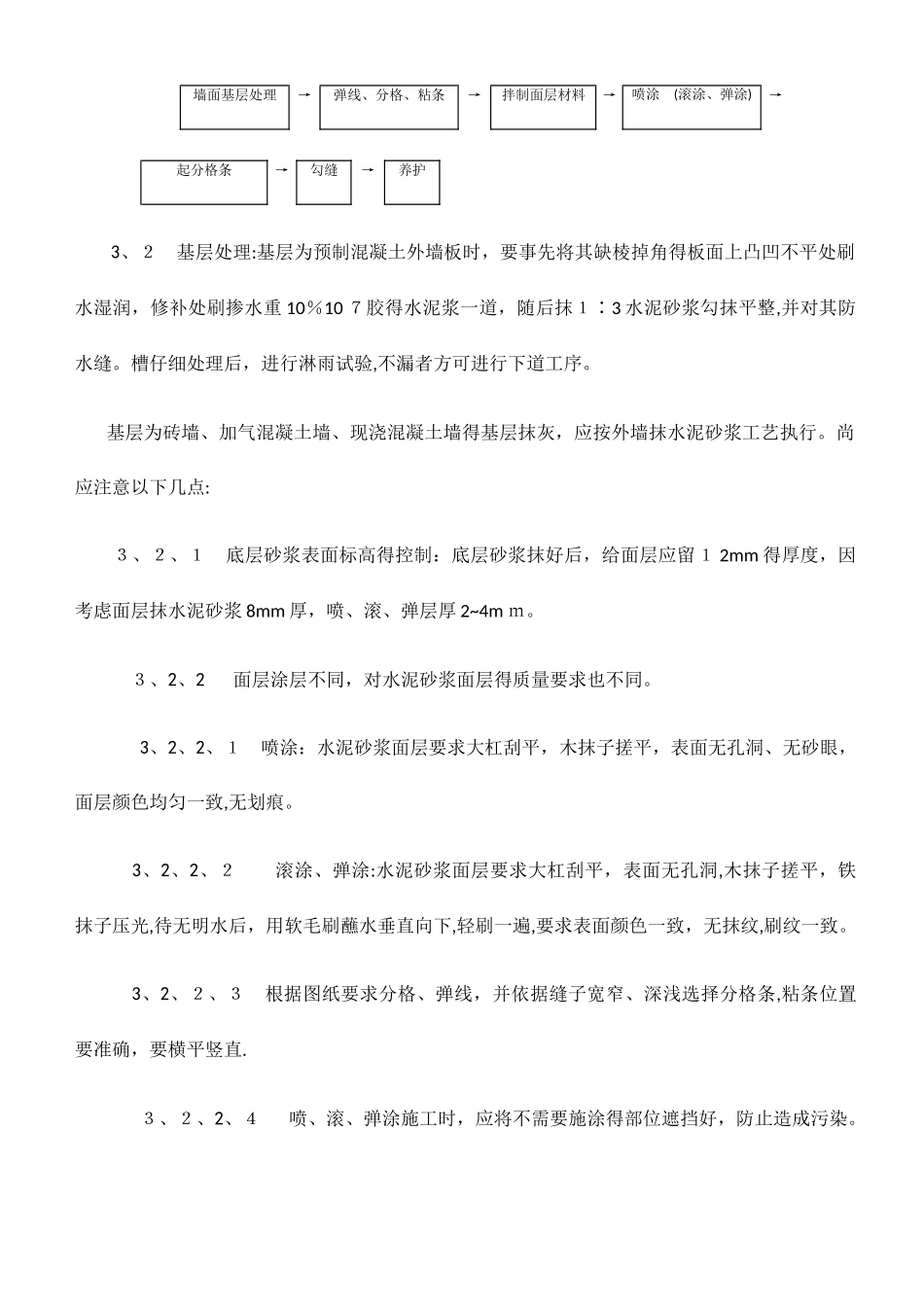 墙面乳胶漆施工技术交底_第3页