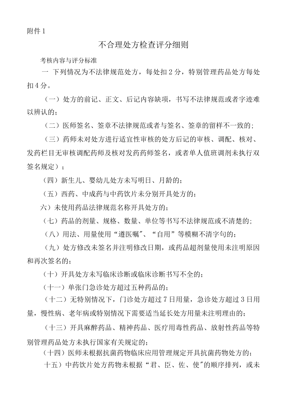 处方考核奖惩管理办法_第2页