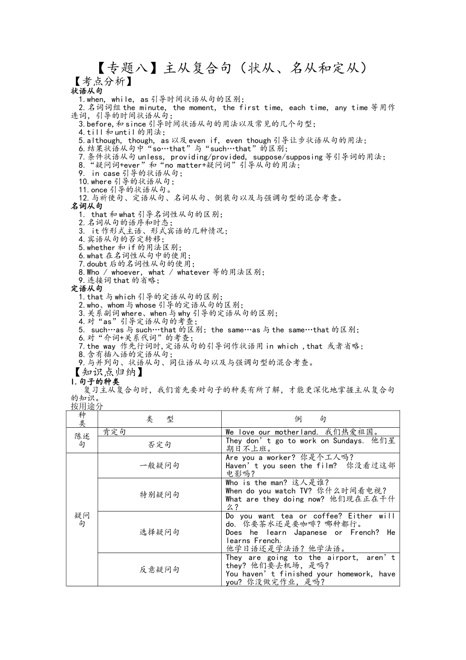 复合句详细讲解_第1页
