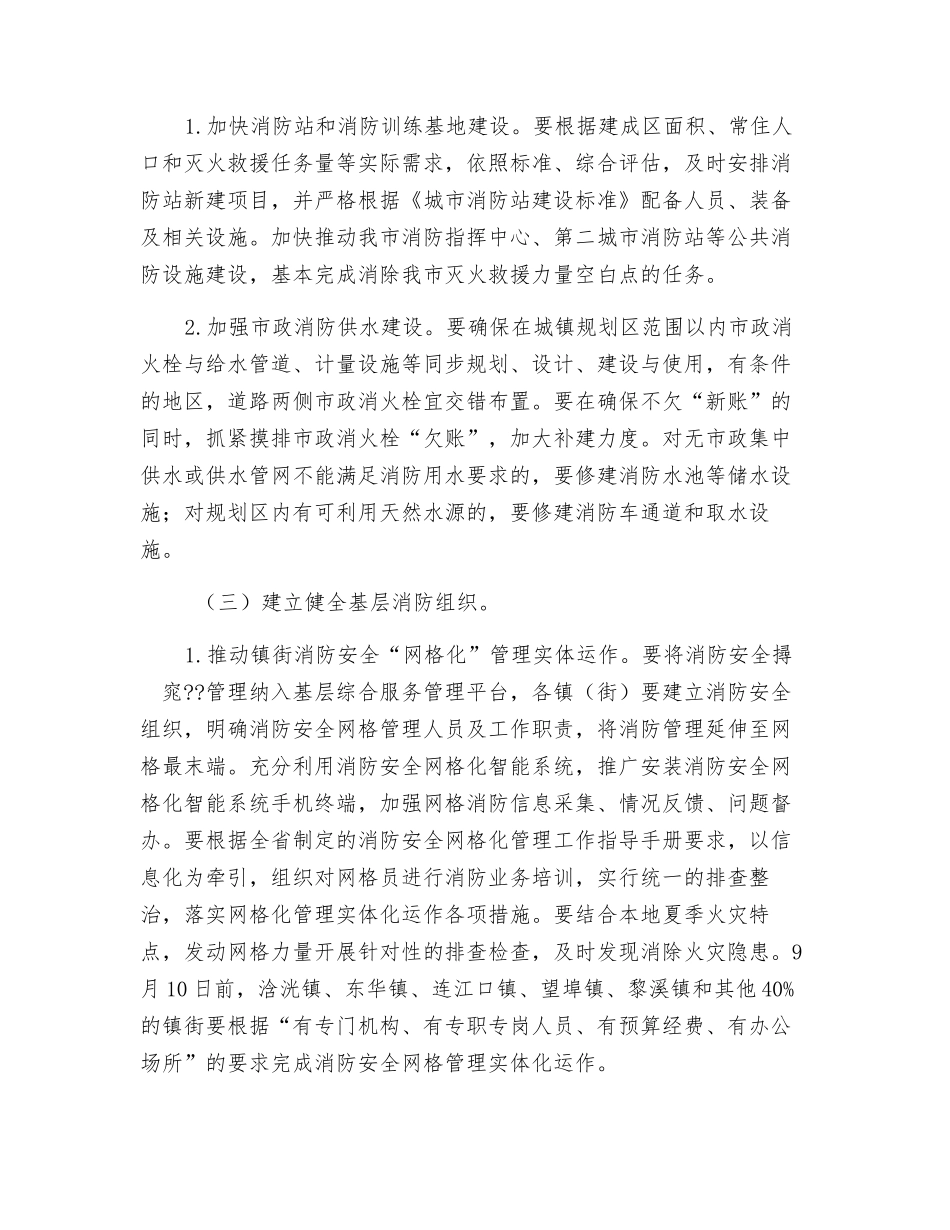 夏季消防基层基础建设工作方案_第2页