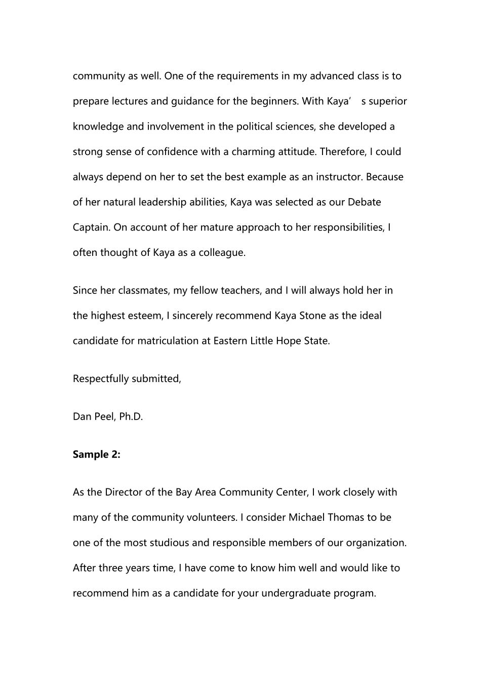 外国人写的英文推荐信recommendation-letter_第3页