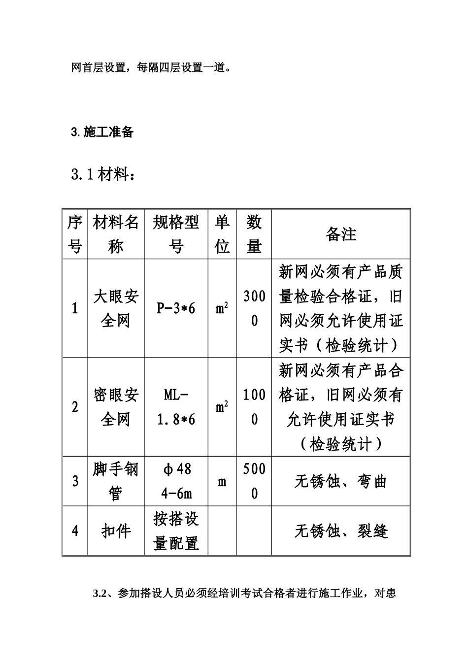 外挑平网施工方案已打_第3页