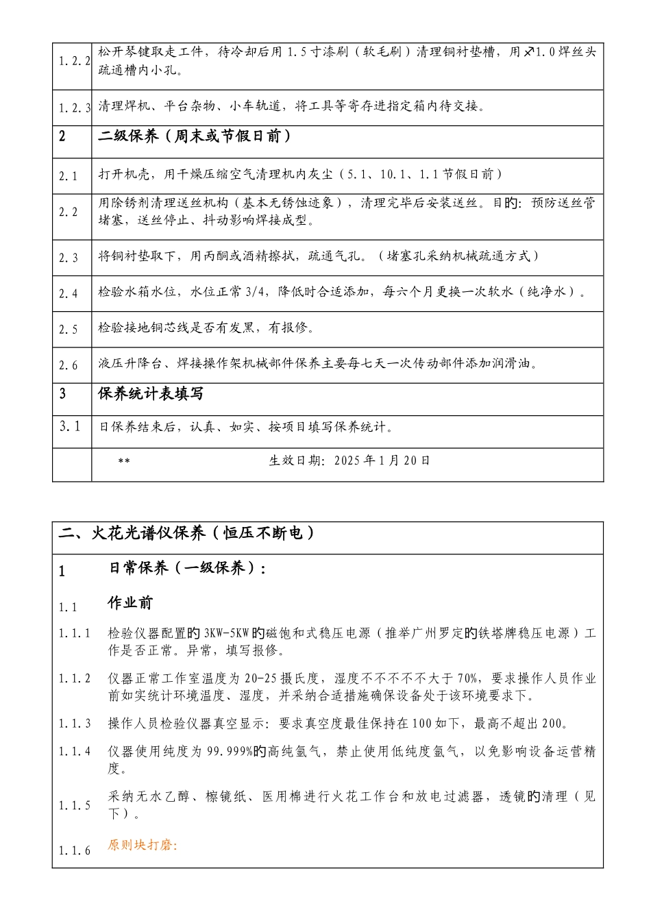 多类设备保养作业指导书_第3页