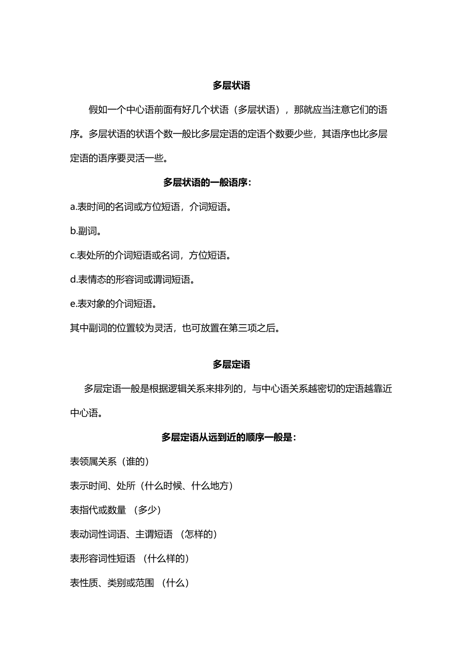 多重定语状语一般顺序_第3页