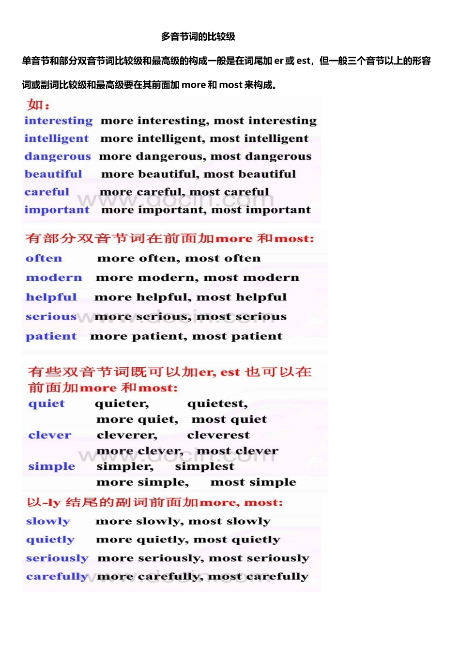多音节词的比较级_第2页