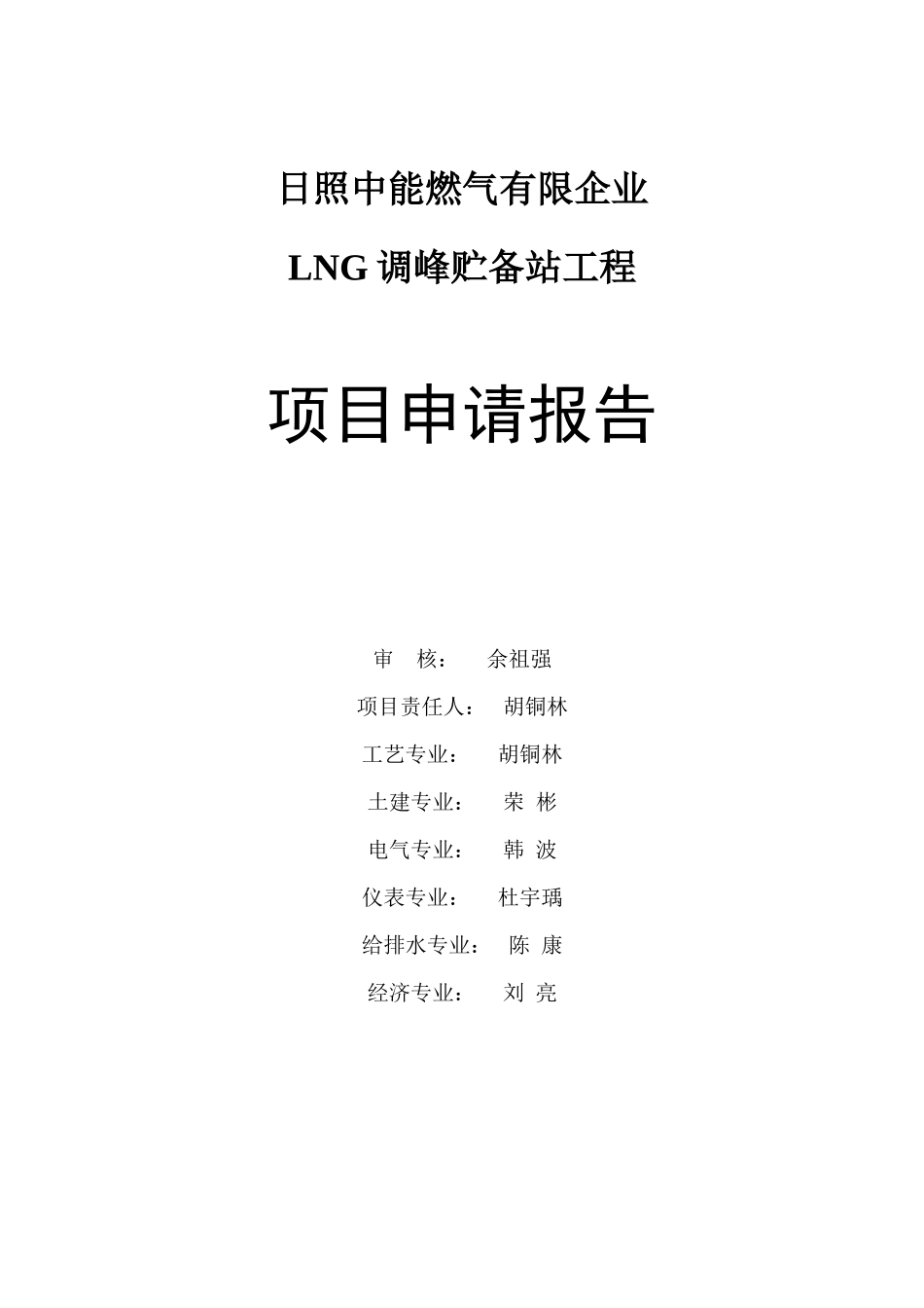 大型LNG站建站项目申请报告_第2页