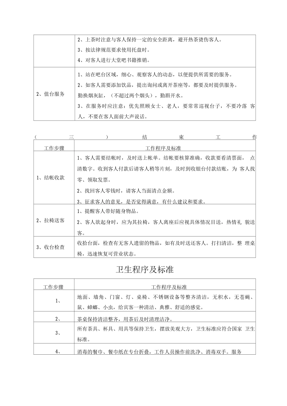 大堂吧岗位职责_第3页