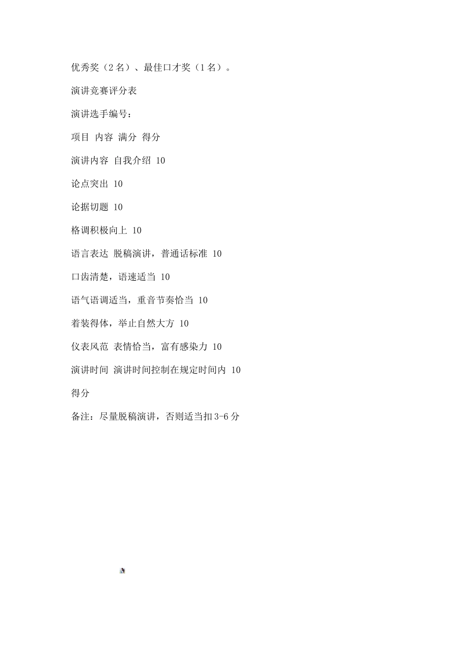 大学演讲比赛策划书_第3页