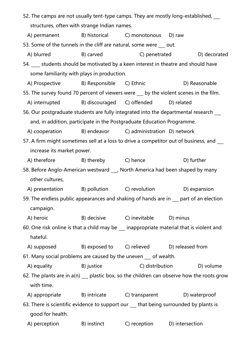 大学英语2期末词汇复习_第3页