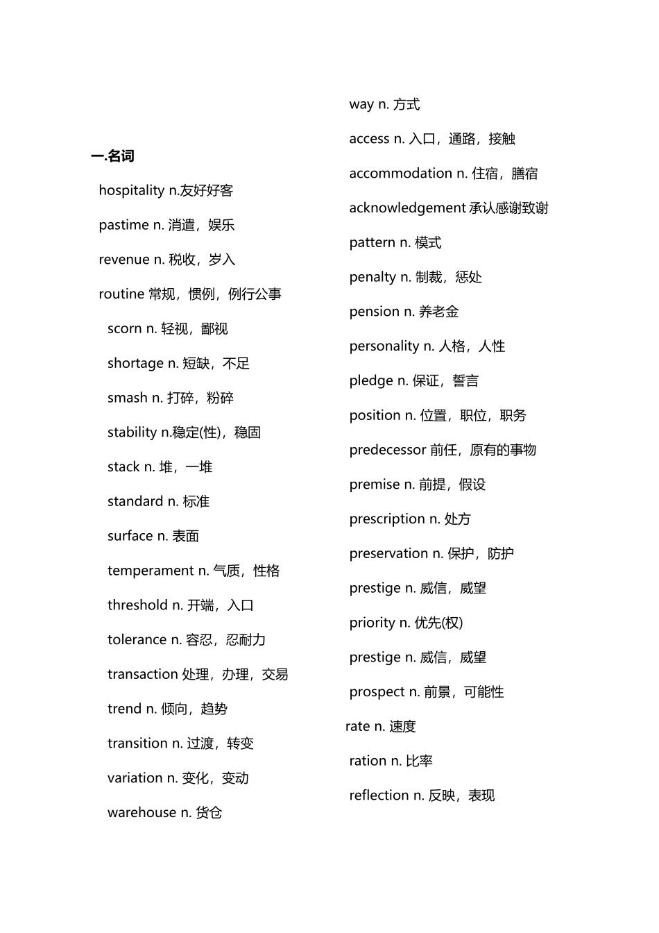 大学英语六级核心词汇表_第2页