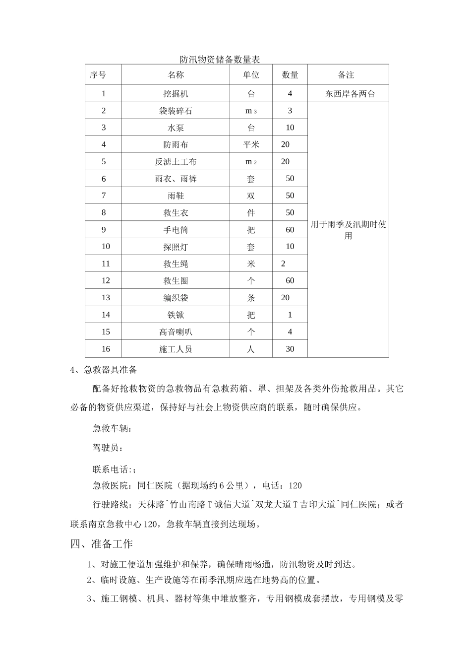 大桥主墩施工防汛应急方案_第3页
