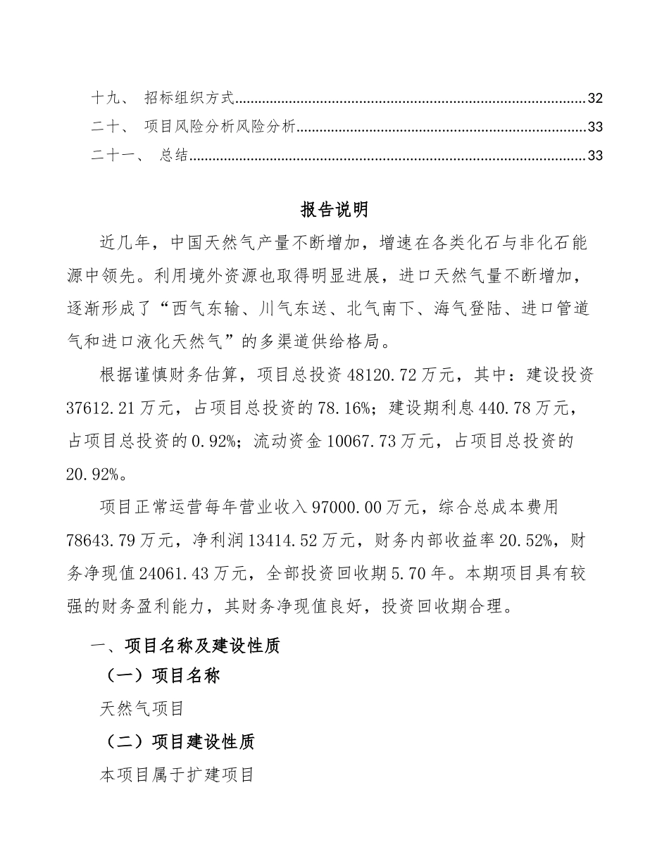 天然气项目总结报告_第3页
