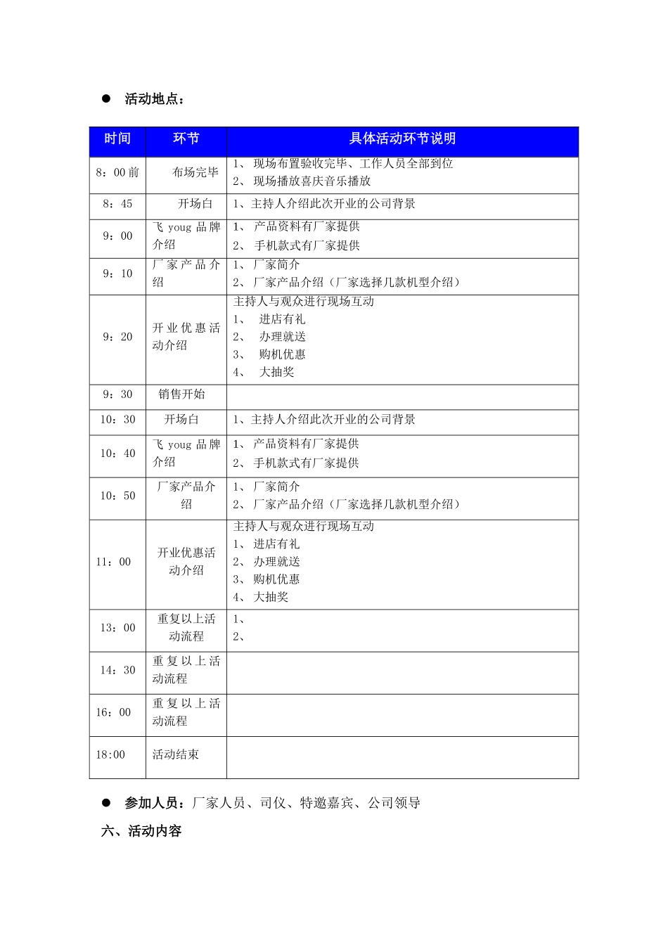 天翼手机开业促销方案_第2页