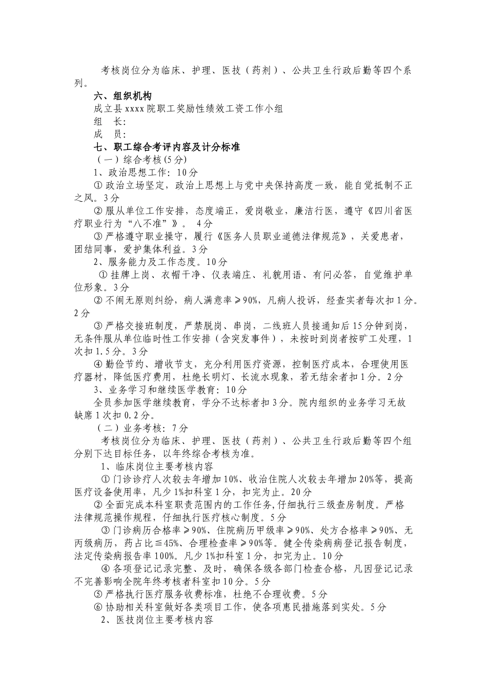 奖励绩效分配办法_第2页