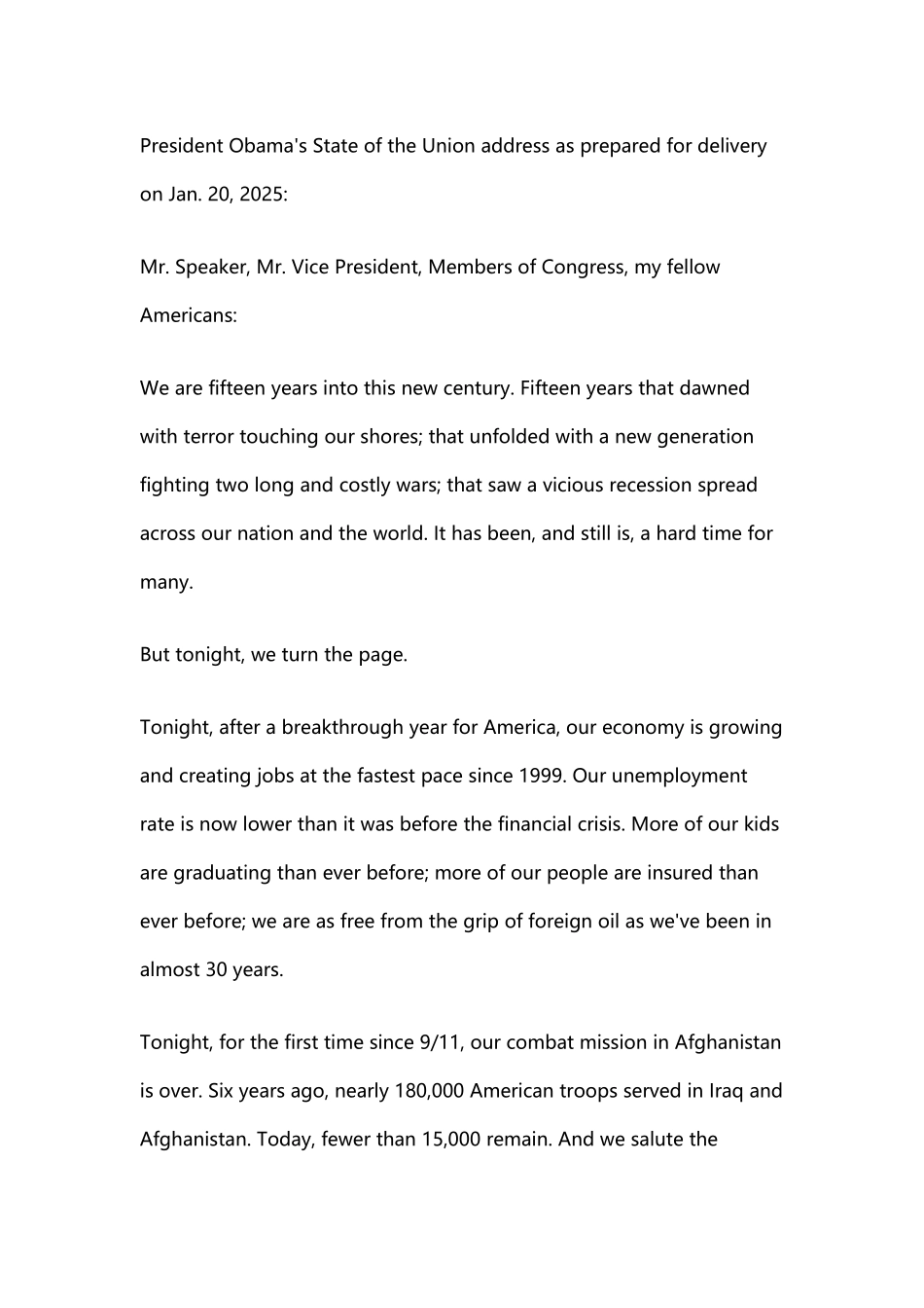 奥巴马2025国情咨文_第2页