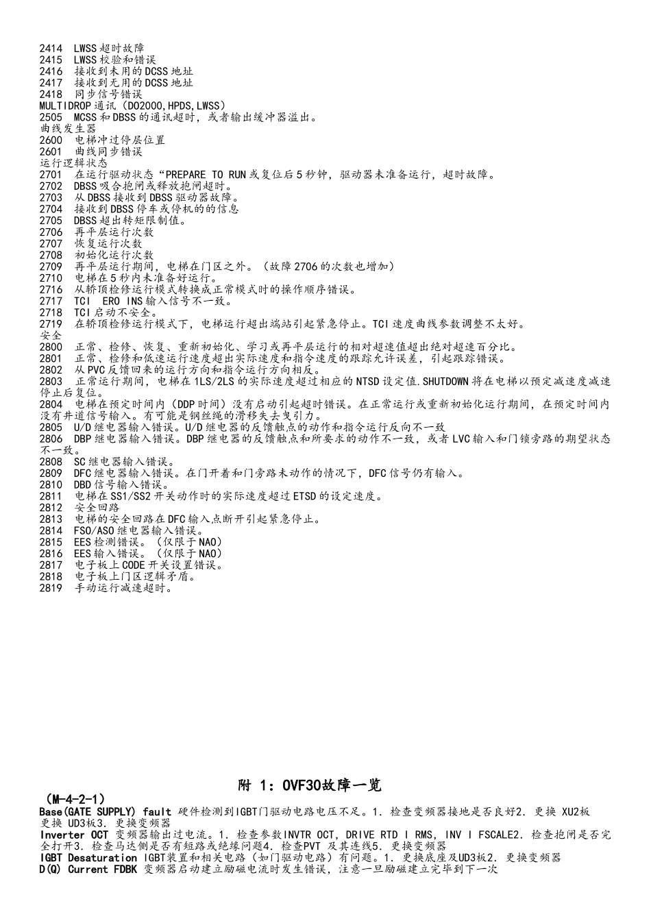 奥的斯电梯故障代码a_第2页