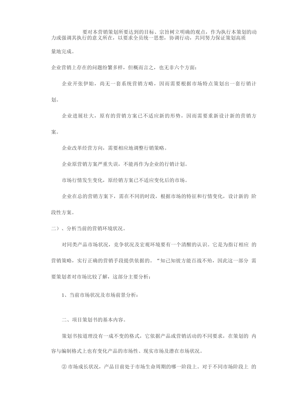 如何写项目策划案_第2页