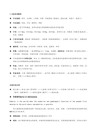 妇产科知识点汇总