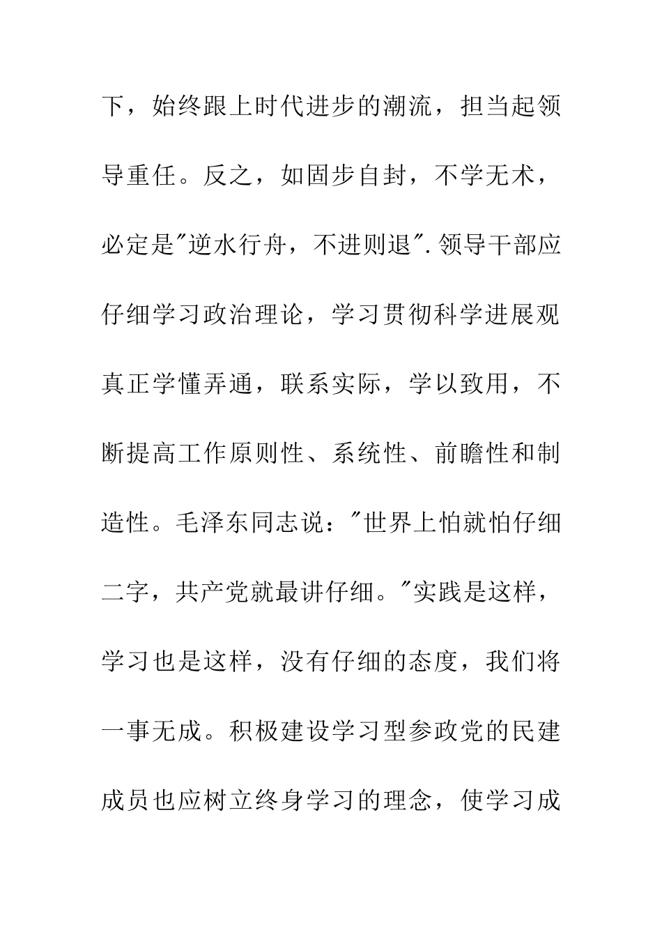 学习习主席讲话心得体会5篇_第3页