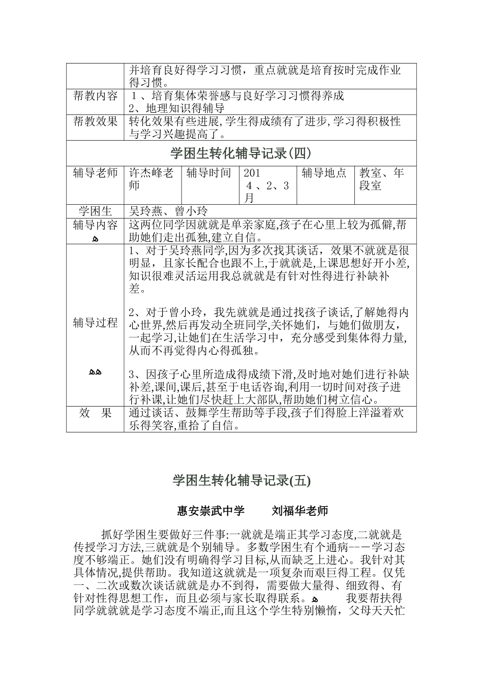学困生转化记录0_第3页