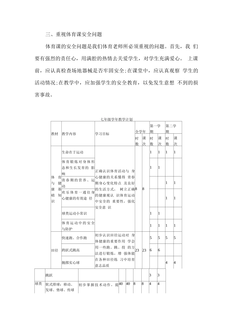 学校体育工作计划_第3页