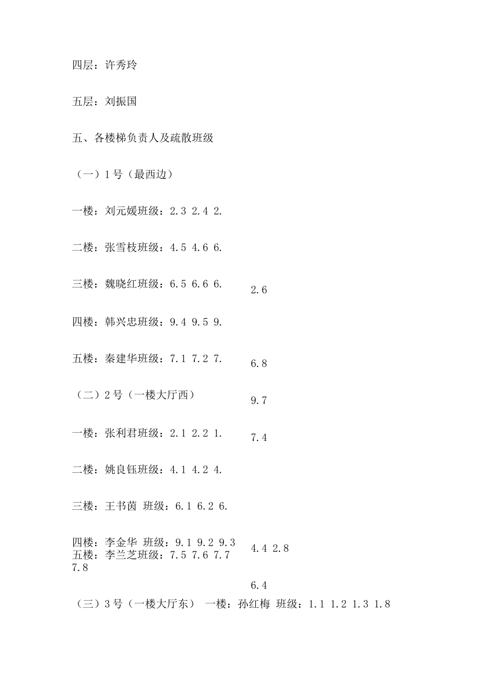 学校应急疏散演练预案_第3页