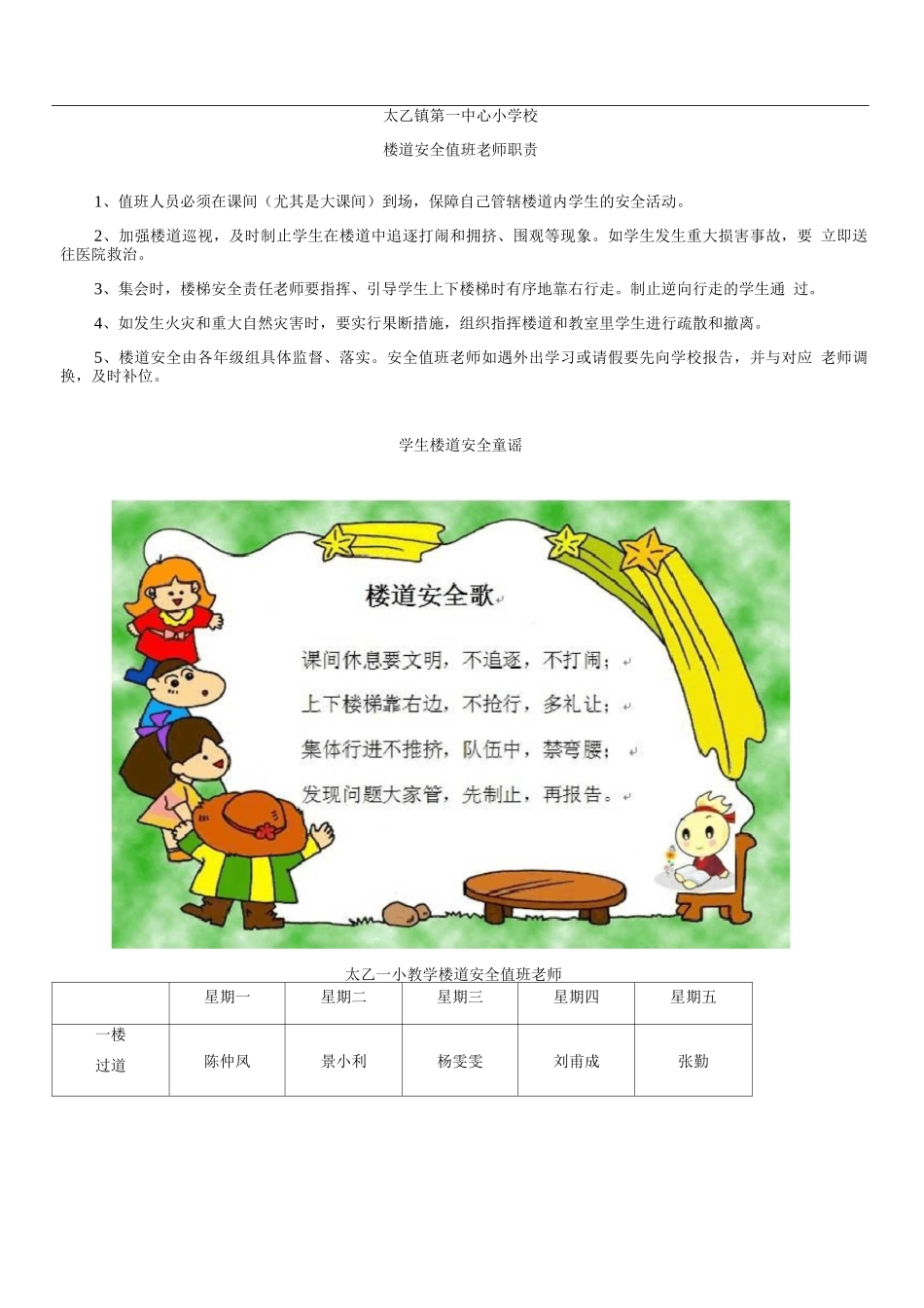 学校楼道安全管理制度_第3页