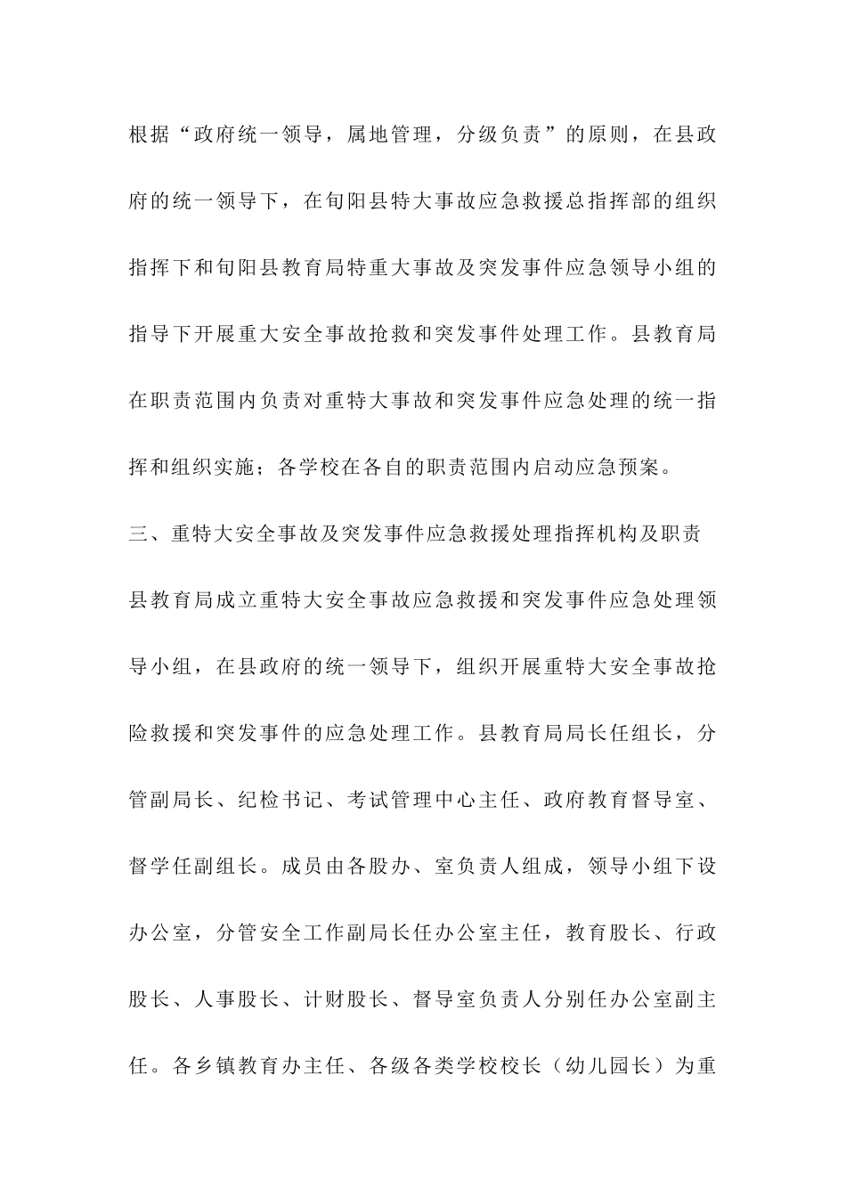 安全事故应急处置预案_第3页