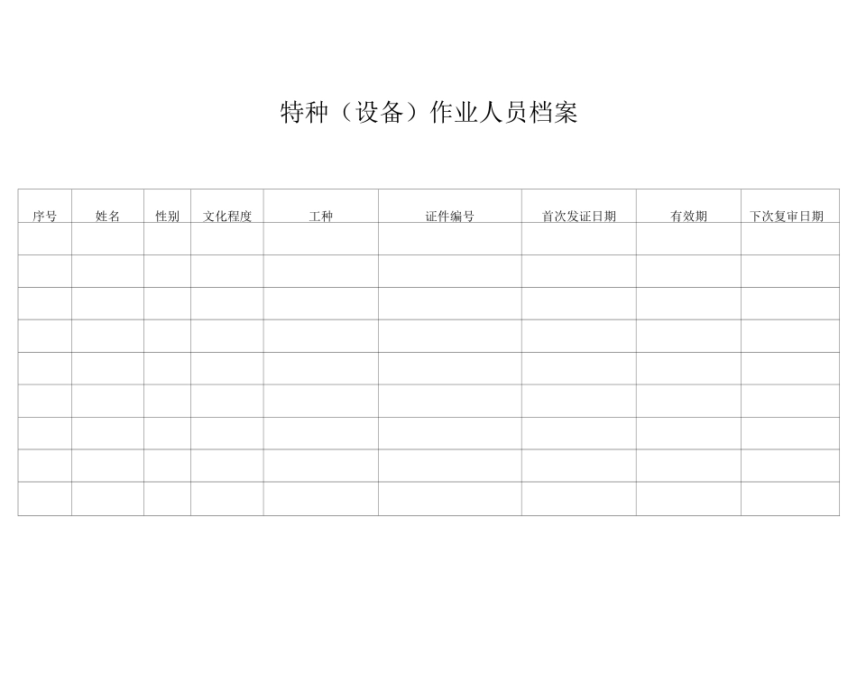 安全教育培训台帐_第2页
