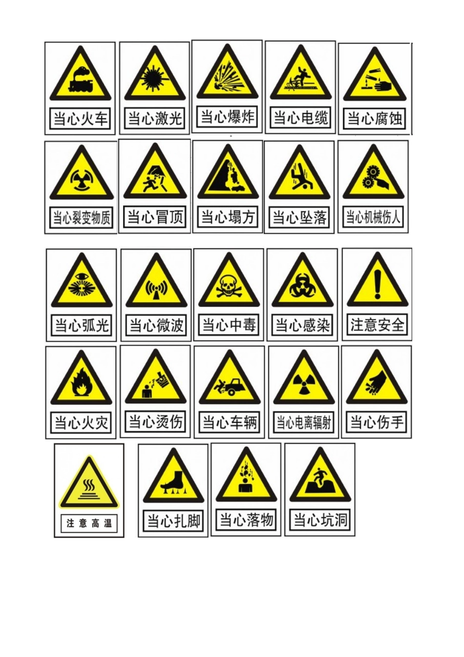 安全标志大全图片GB2894-2025_第3页