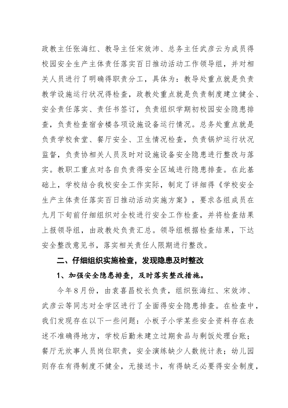 安全生产主体责任落实百日活动推进总结_第2页