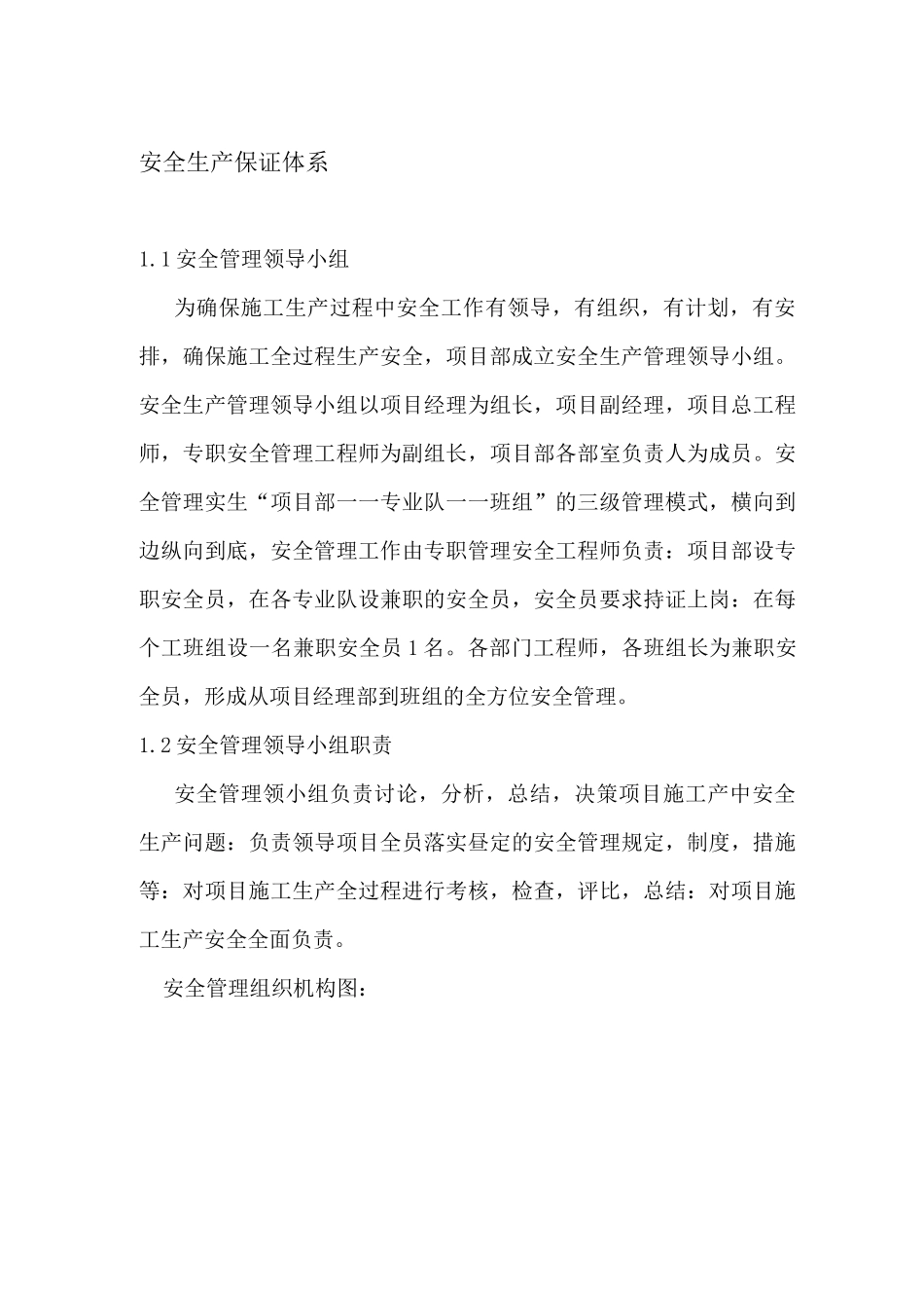 安全生产保证体系_第1页