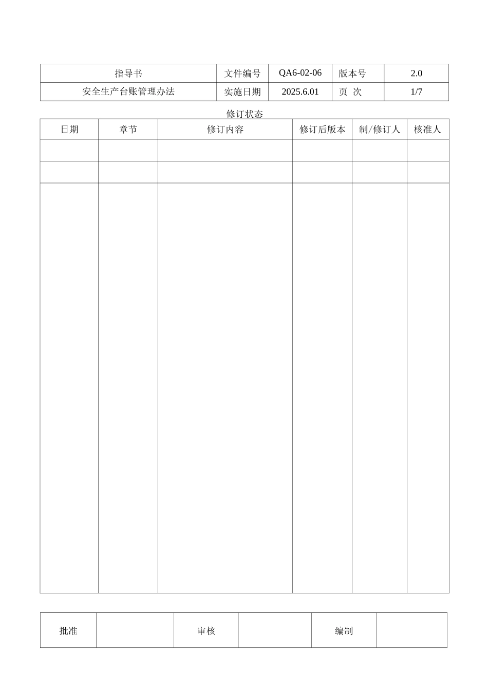 安全生产台账管理办法_第1页