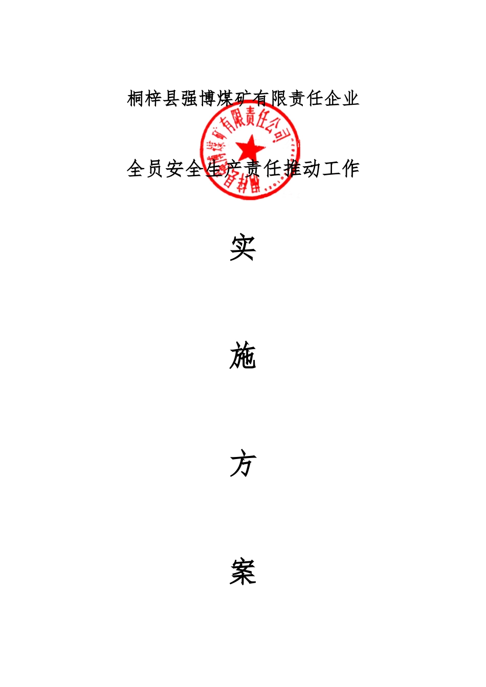 安全生产责任制推进工作实施方案_第1页