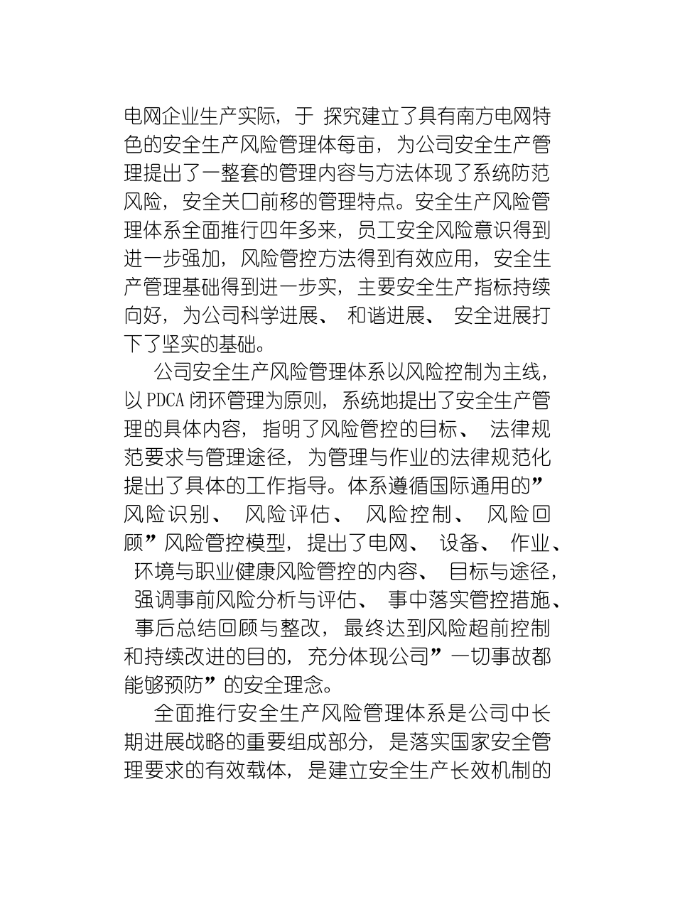 安全生产风险管理体系修编版模板_第3页