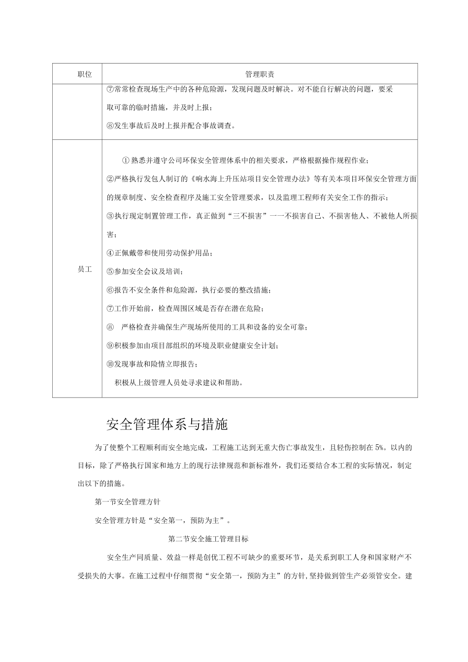 安全管理成员职责表_第2页