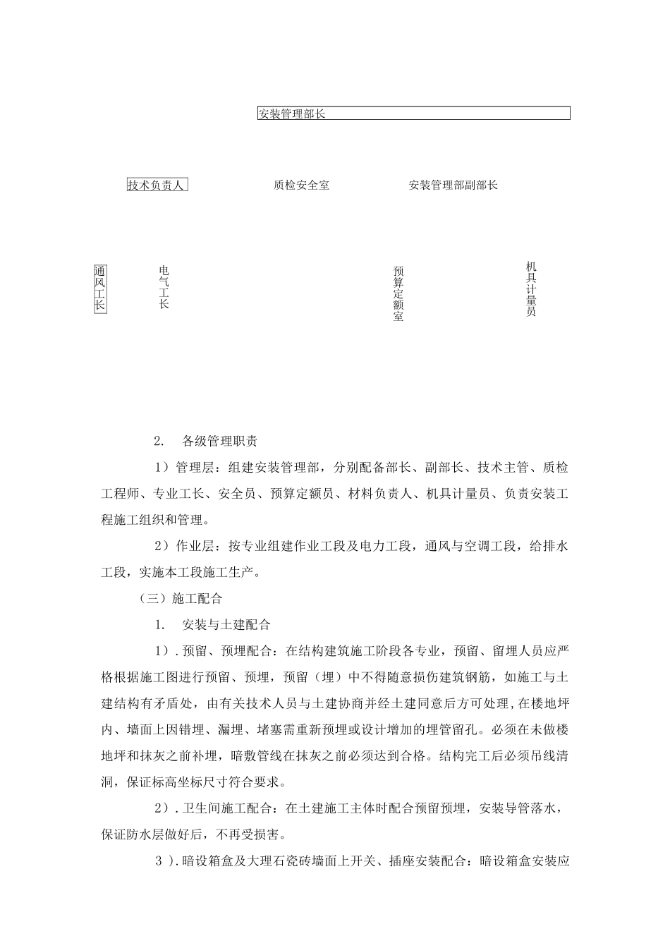 安装工程施工方案及质量控制措施_第2页