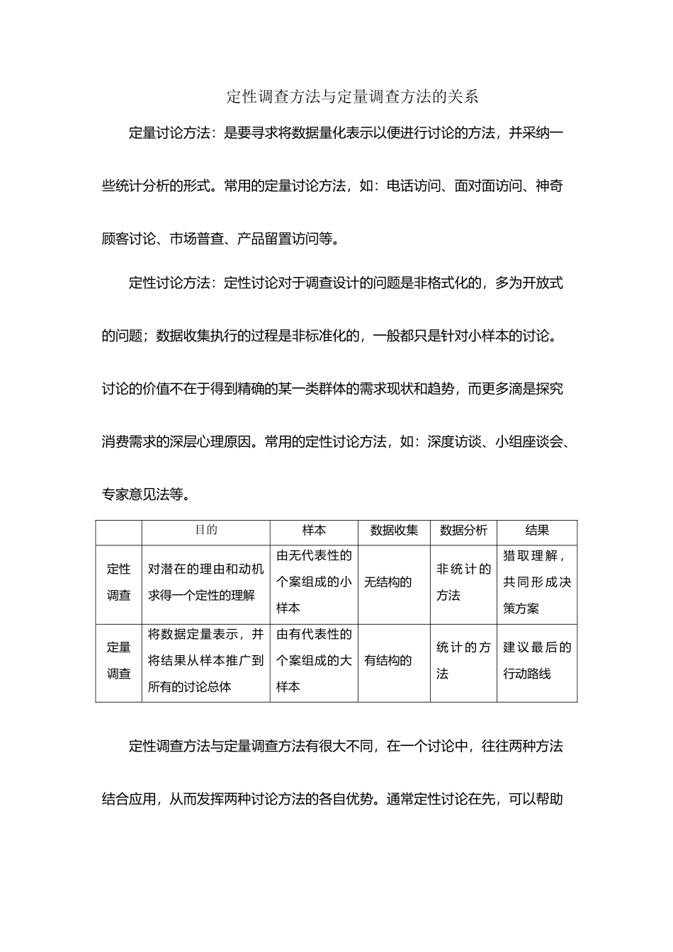 定性调查与定量调查之间的关系_第2页