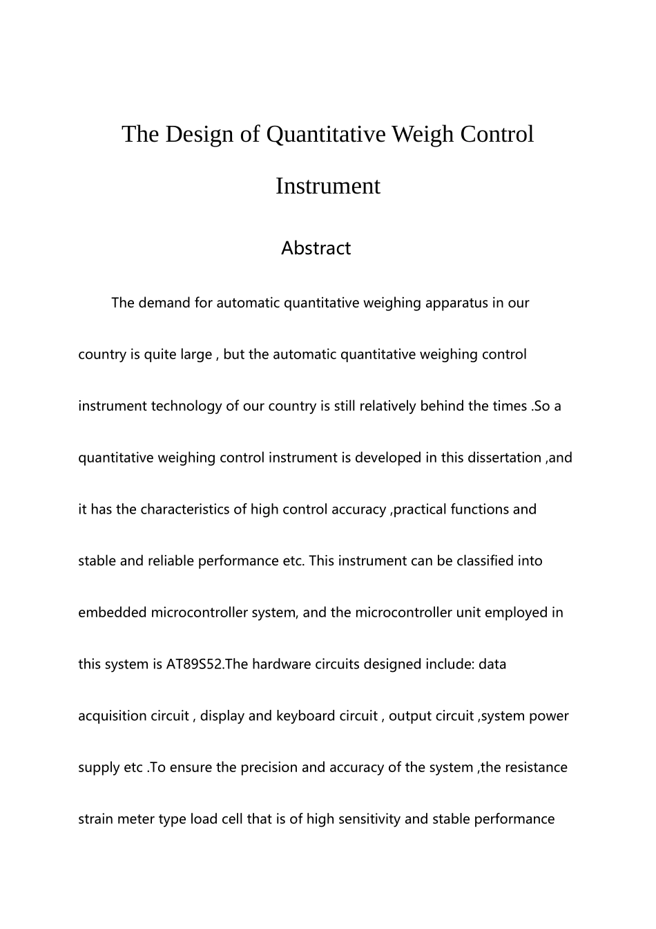 定量称重控制仪的设计_第3页