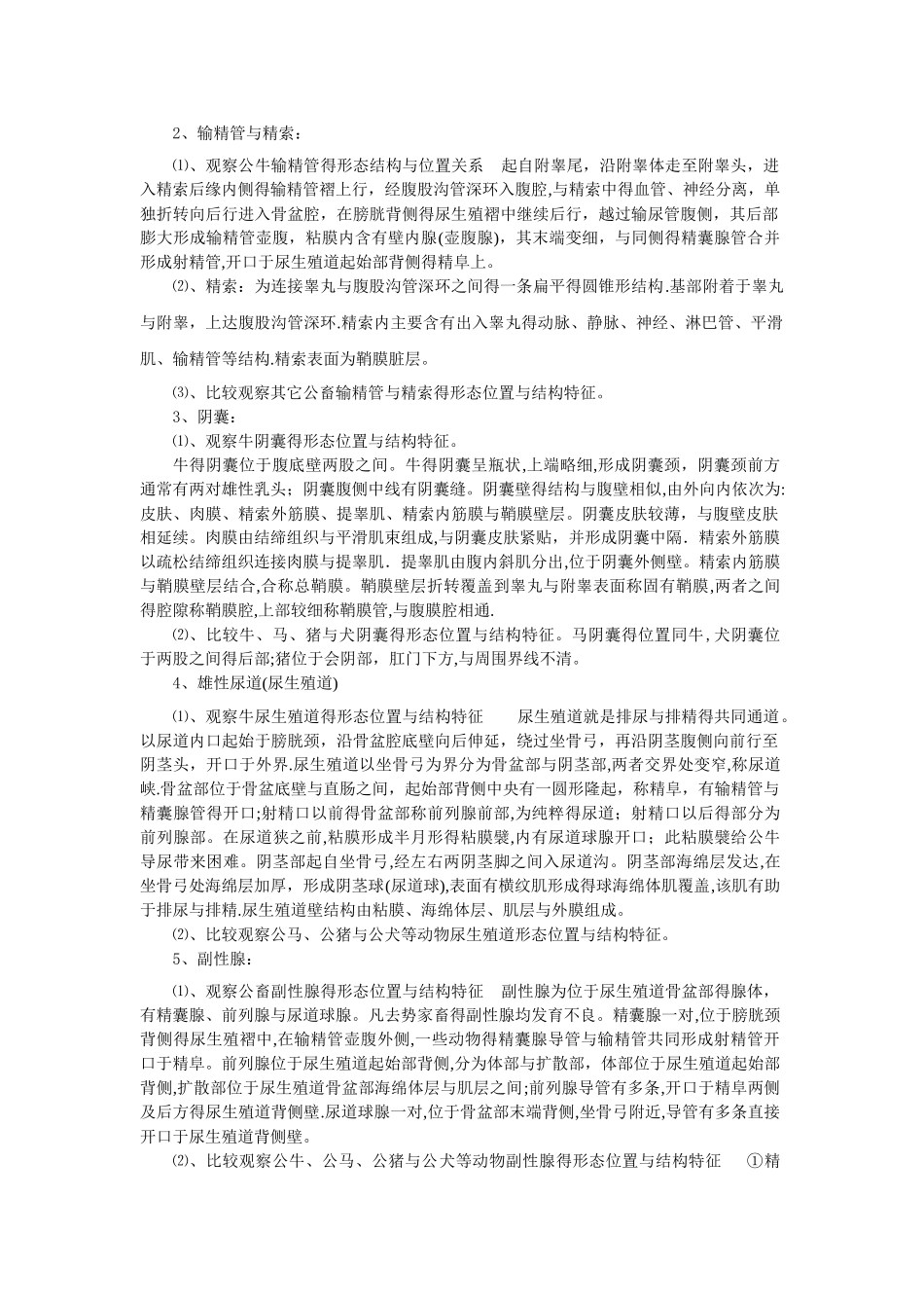 实验十二、公畜生殖器官_第2页