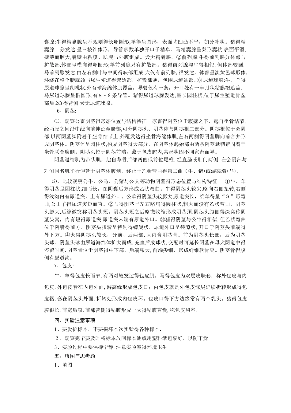 实验十二、公畜生殖器官_第3页