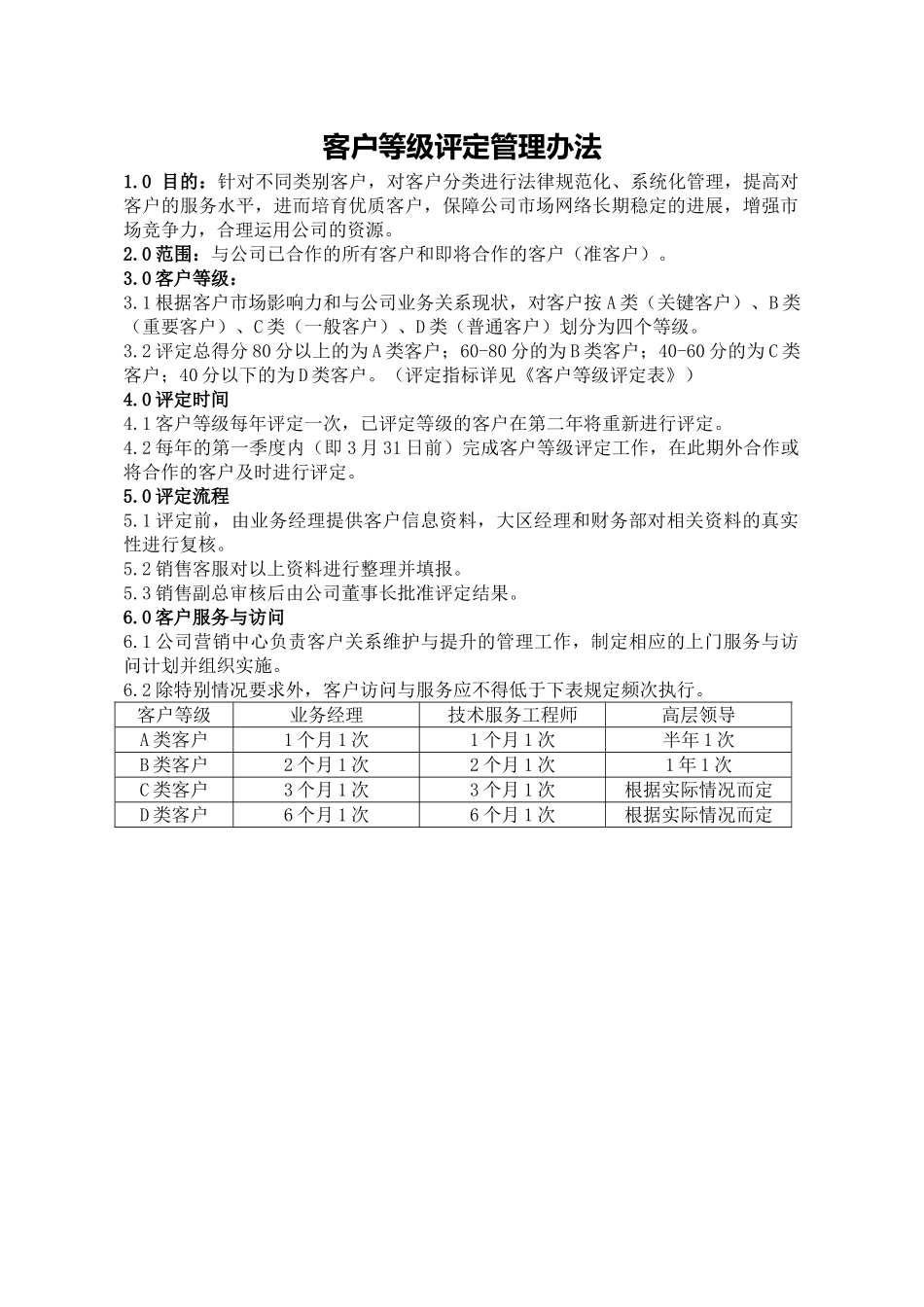 客户等级评定管理办法_第1页