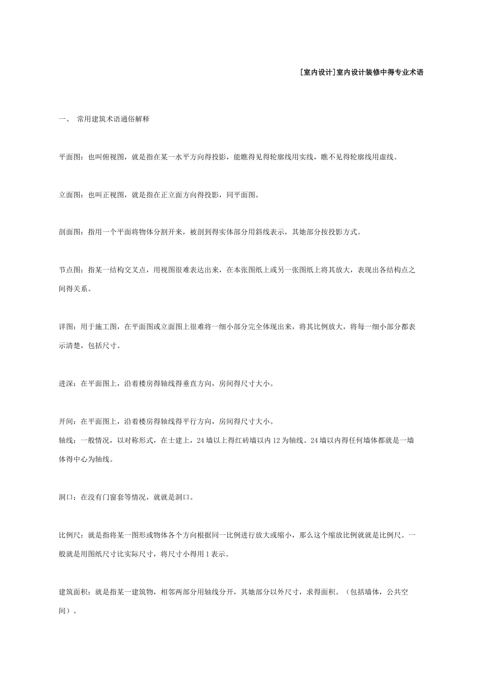 室内设计术语_第1页