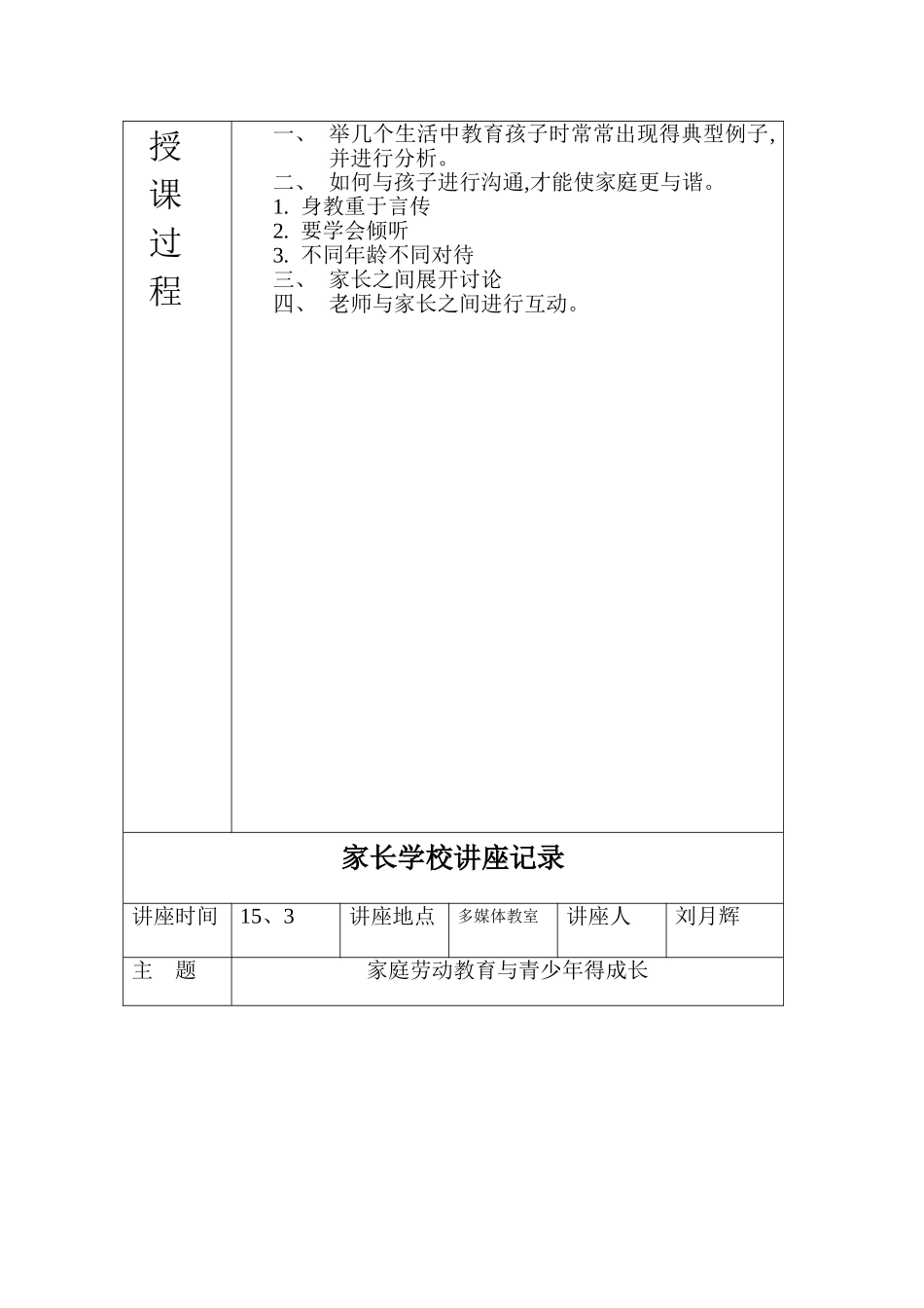 家长学校讲座记录_第3页
